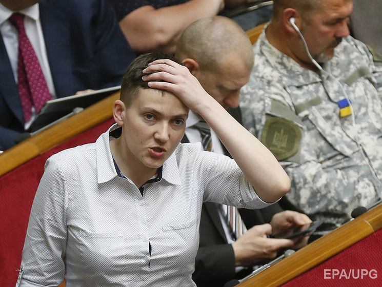Савченко: 95% парламентариев недостойны своего народа