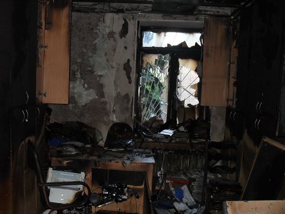 Журналист Бигус заявил, что во время пожара в Соломенском суде выгорел этаж с делами антикоррупционного бюро