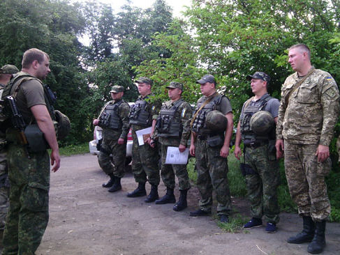 В Зайцево на линии боевых действий открылся пункт Национальной полиции