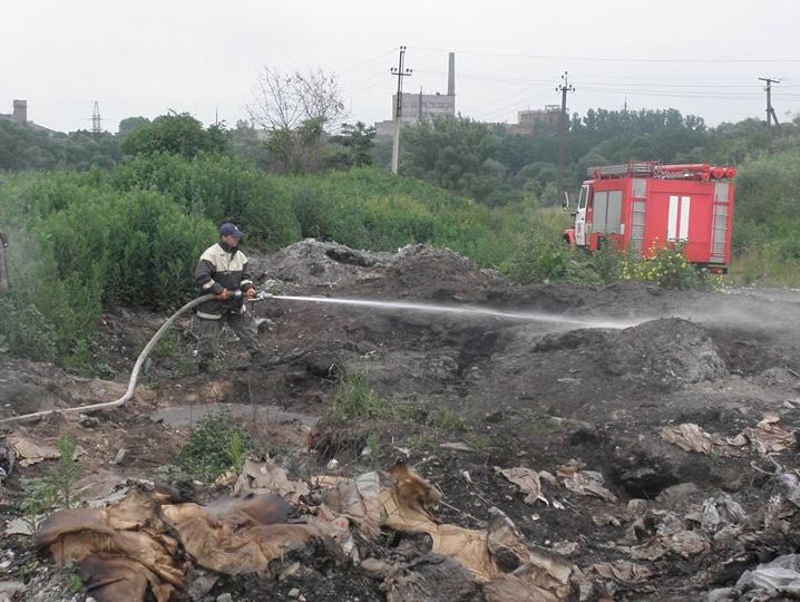 Львовская ОГА: Пожар на мусорной свалке в Жидачеве ликвидирован