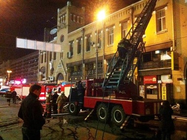 Ночью горел Бессарабский рынок в Киеве