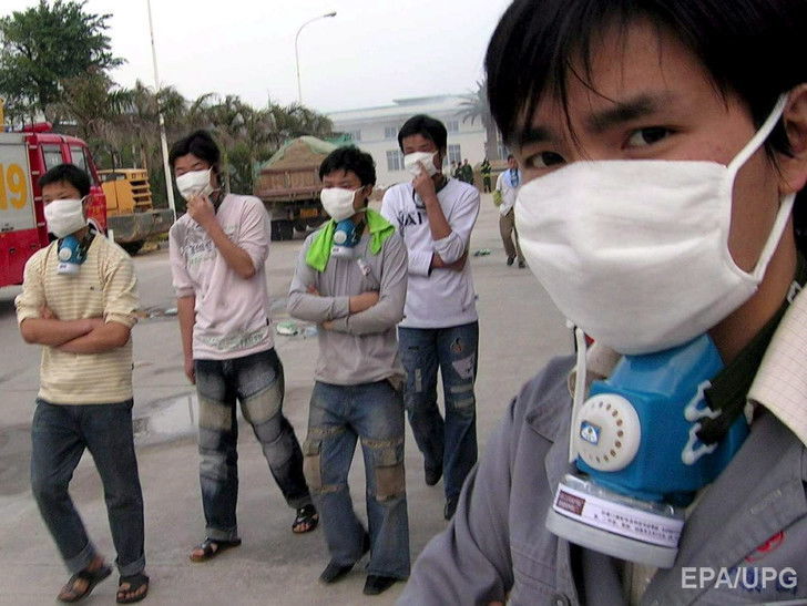 В Китае из-за утечки химикатов в больницу попали более 130 человек