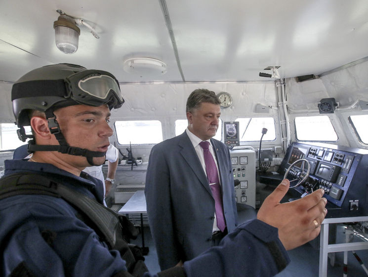Порошенко заявил, что из-за оккупации Крыма Украина потеряла 70% корабельного состава
