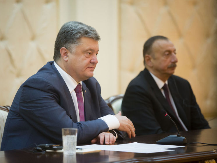 Президенты Украины и Азербайджана заявили о возобновлении проекта "Одесса &ndash; Броды"