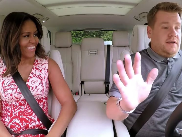 Мишель Обама спела в Carpool Karaoke. Видео
