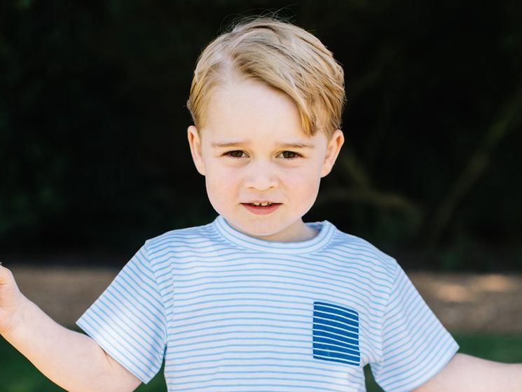 Новые снимки принца Джорджа опубликовали по случаю его трехлетия