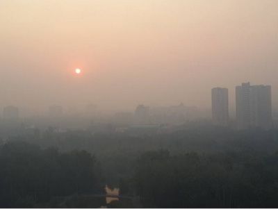 ГСЧС: В Киеве загрязнение атмосферы превышает нормы 