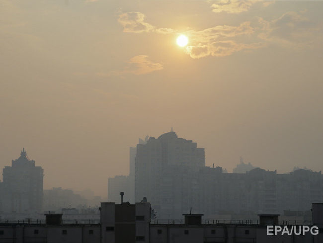 ГСЧС: Уровень загрязнения воздуха в Киеве начнет снижаться