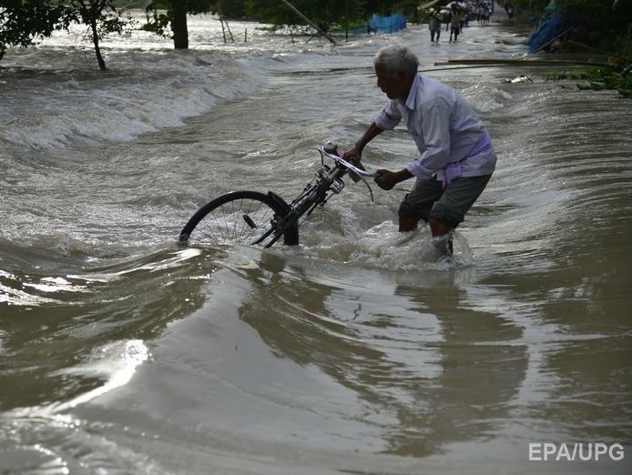 Жертвами наводнения в Индии стали 52 человека