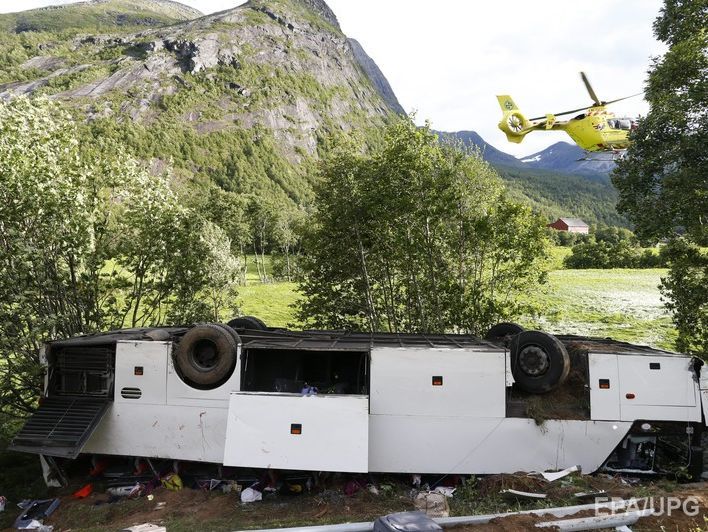 В Норвегии разбился туристический автобус с украинцами, один человек погиб