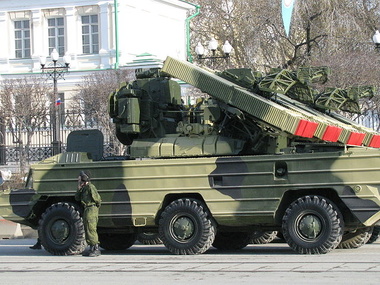 Российские военные развернули в Крыму четыре ракетно-пусковые установки "Оса"