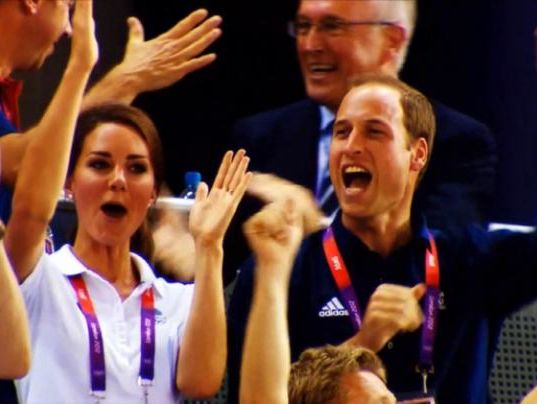 Миддлтон, принцы Уильям и Гарри выразили поддержку британским спортсменам на Олипиаде 2016. Видео
