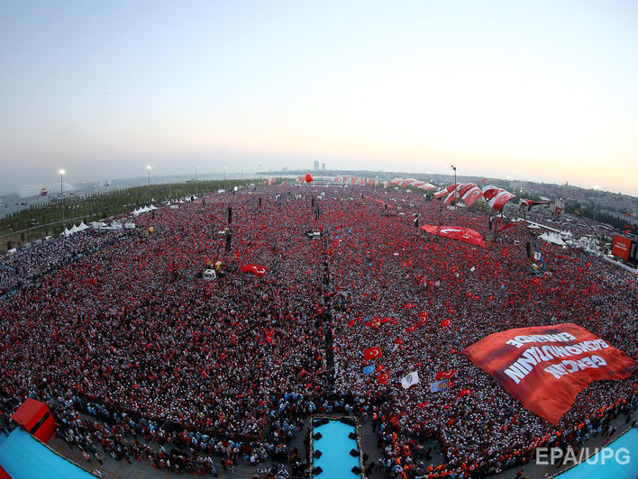 Anadolu: Митинг в поддержку демократии в Турции собрал пять миллионов человек 