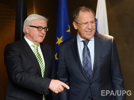 Штайнмайер и Лавров обсудили вопрос реализации Минских договоренностей