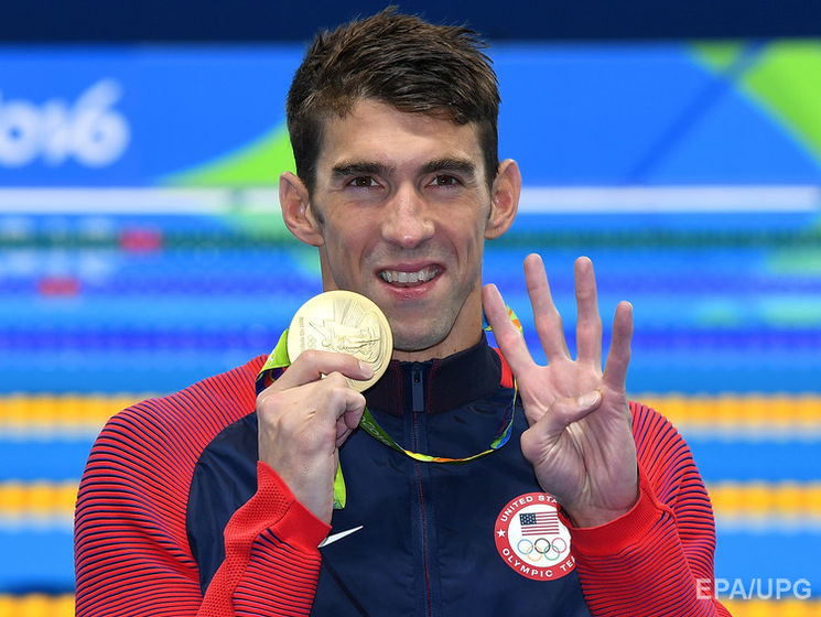 Фелпс стал первым в истории Игр пловцом, победившим в одной дисциплине на четырех Олимпиадах