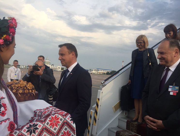 Дуда приехал в Киев на празднование Дня Независимости Украины