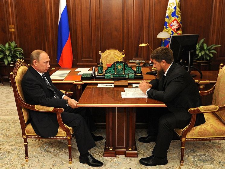 Путин с Кадыровым поздно вечером 25 августа провели встречу в Кремле