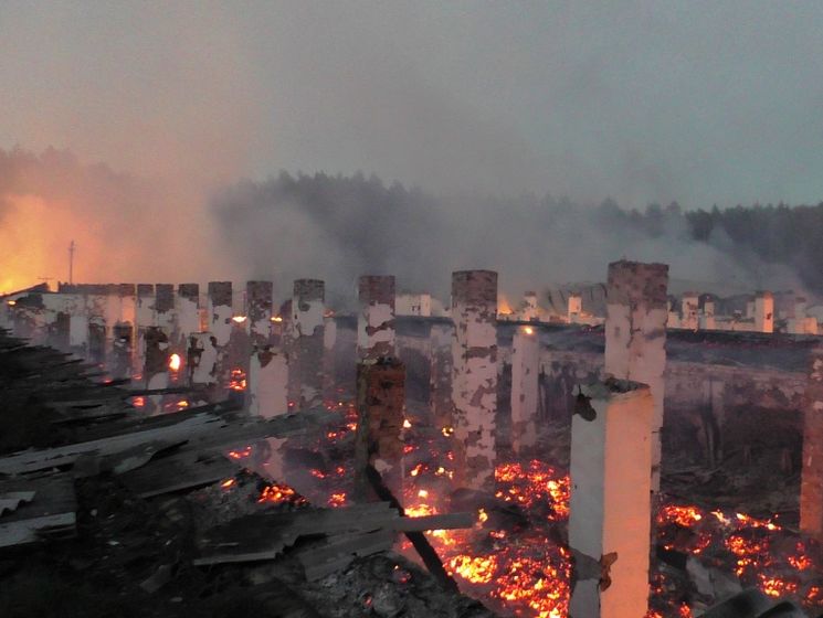 Госслужба по ЧС: В Черниговской области горели овощехранилища на площади более 8000 м²