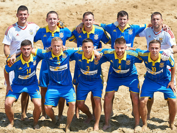 Сборная Украины по пляжному футболу впервые победила в Евролиге