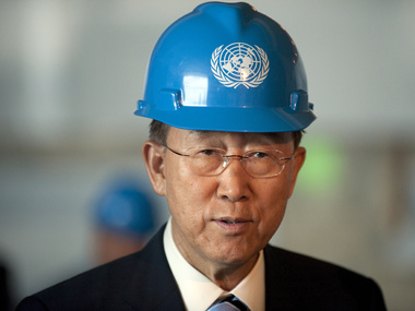 В Киев прибыл генсек ООН Пан Ги Мун