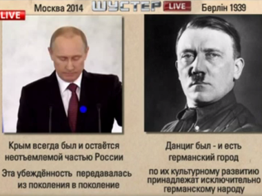 Шустер сравнил риторику Путина с речью Гитлера в Рейхстаге