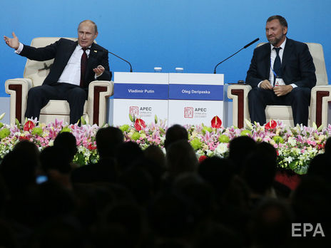 ﻿Мінфін США вважає, що Дерипаска може бути причетним до відмивання грошей для Путіна