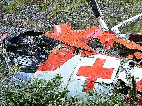 В Словакии разбился спасательный вертолет, четверо погибших