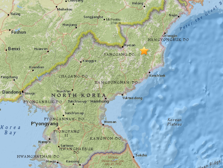 В КНДР зафиксировано техногенное землетрясение возле ядерного полигона