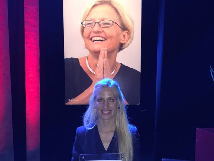 Залищук: Вчера в Стокгольме меня наградили премией Анны Линд за продвижение прав ЛГБТ в Украине