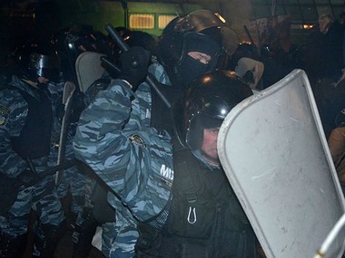 Крымский "Беркут" отрицает участие в разгроме Евромайдана