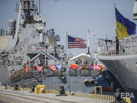 ﻿У Чорному морі стартували військові навчання Sea Breeze 2020