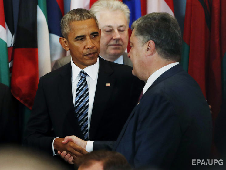 Порошенко и Обама обсудили реализацию Минских соглашений