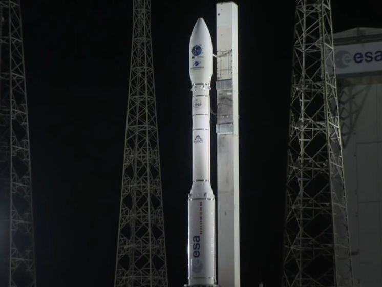 Изготовленная при​ участии Украины ракета Vega вывела на орбиту более 50 спутников