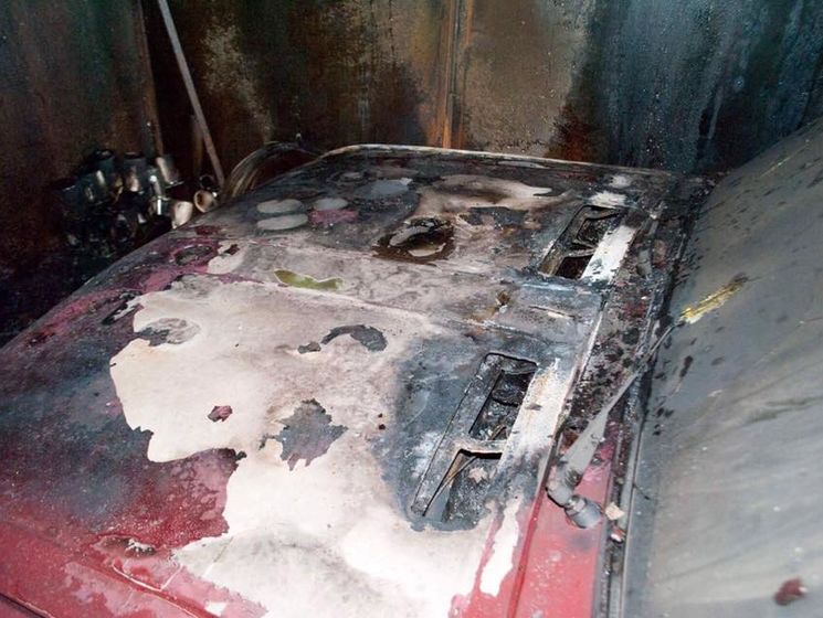 Журналист Бочкала: Ночью сожгли гараж и автомобиль главы "Стоп коррупции" в Марганце Хныкина
