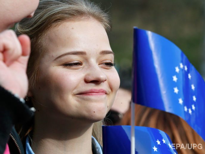 Опрос: 49,7% украинцев хотят вступить в Евросоюз