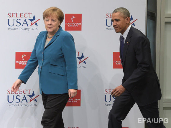 Обама и Меркель обсудили по телефону ситуацию в Украине