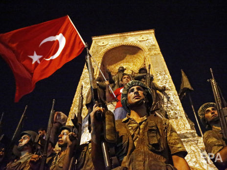 Попытка военного переворота в Турции произошла