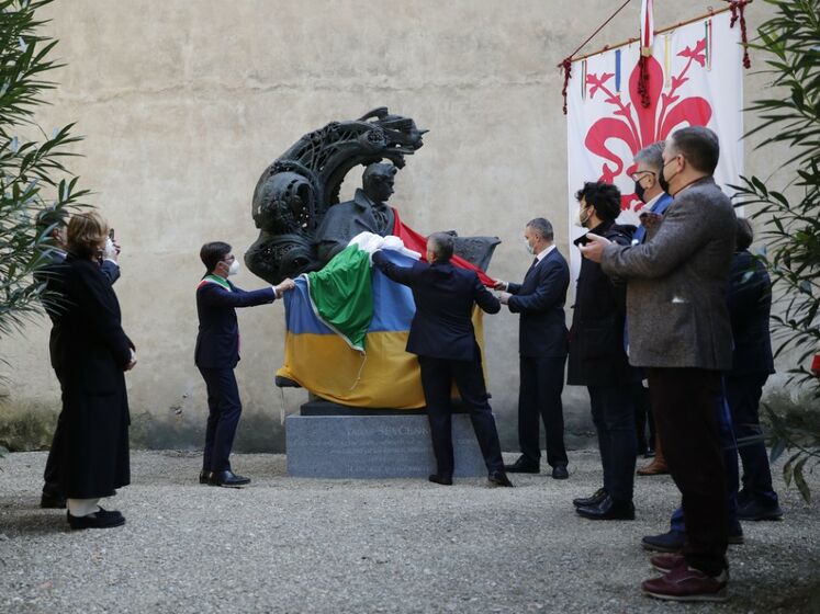 Во Флоренции благодаря Виталию Кличко появился памятник Тарасу Шевченко