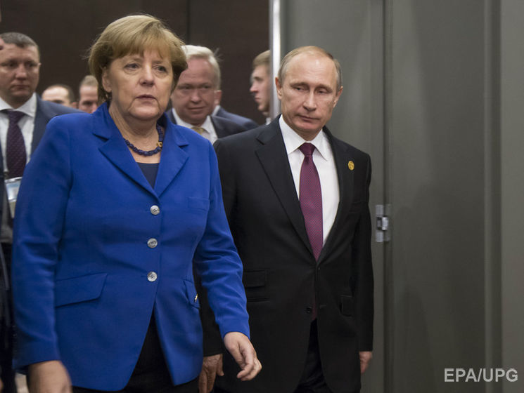 Reuters: В офисе Меркель подтвердили участие Путина во встрече "Нормандской четверки"