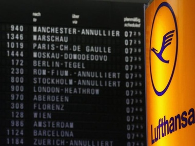 Lufthansa отменила почти 600 рейсов из-за забастовки