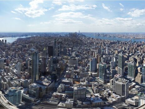 У Нью-Йорку зробили 120-гігапіксельну фотографію міста. Користувачі інтернету вже виявили на ній голого чоловіка