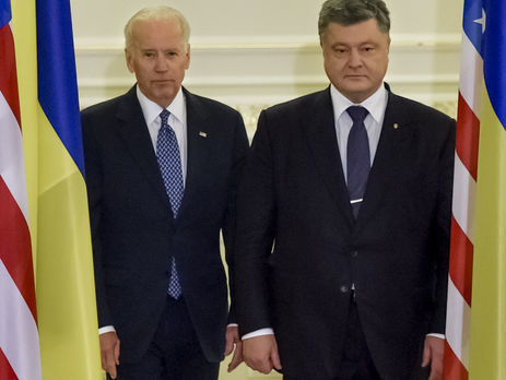 Порошенко обсудил с Байденом содействие США в вопросе имплементации Минских соглашений