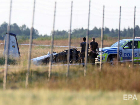 В Швеции разбился самолет с парашютистами, погибли девять человек
