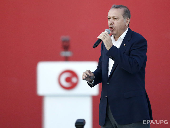 Эрдоган объявил, что подпишет закон о введении смертной казни сразу после его принятия