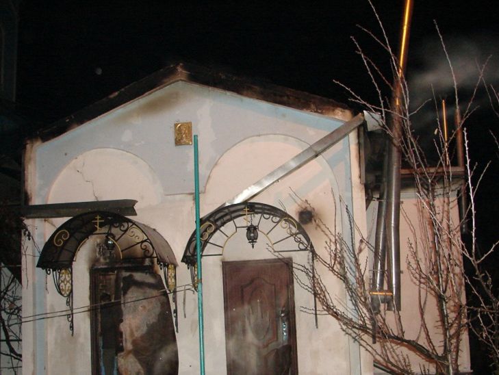 Госслужба по ЧС: В Киевской области горела церковь УПЦ МП, пожар ликвидировали
