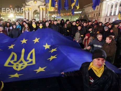 Опрос: За вступление в ЕС – 46% украинцев, за Таможенный союз с РФ – 13%