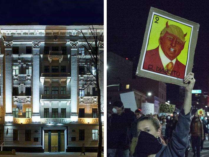 В СБУ предупредили о подготовке Россией протестов в Киеве, в США митингуют недовольные избранием Трампа. Главное за день