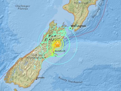 В Новой Зеландии за сутки произошло три мощных землетрясения. Видео