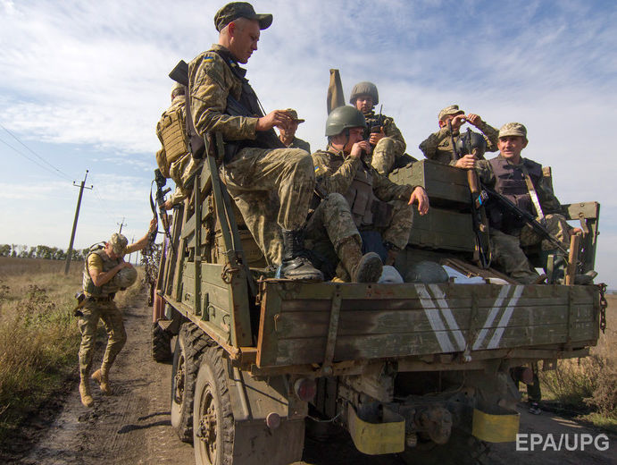 Спикер Минобороны: За сутки в зоне АТО ранены трое украинских военных