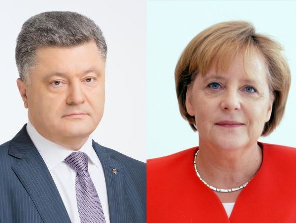Порошенко и Меркель договорились о встрече глав МИД стран "Нормандской четверки"